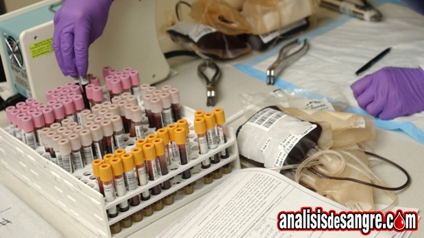 Muestras para análisis de sangre